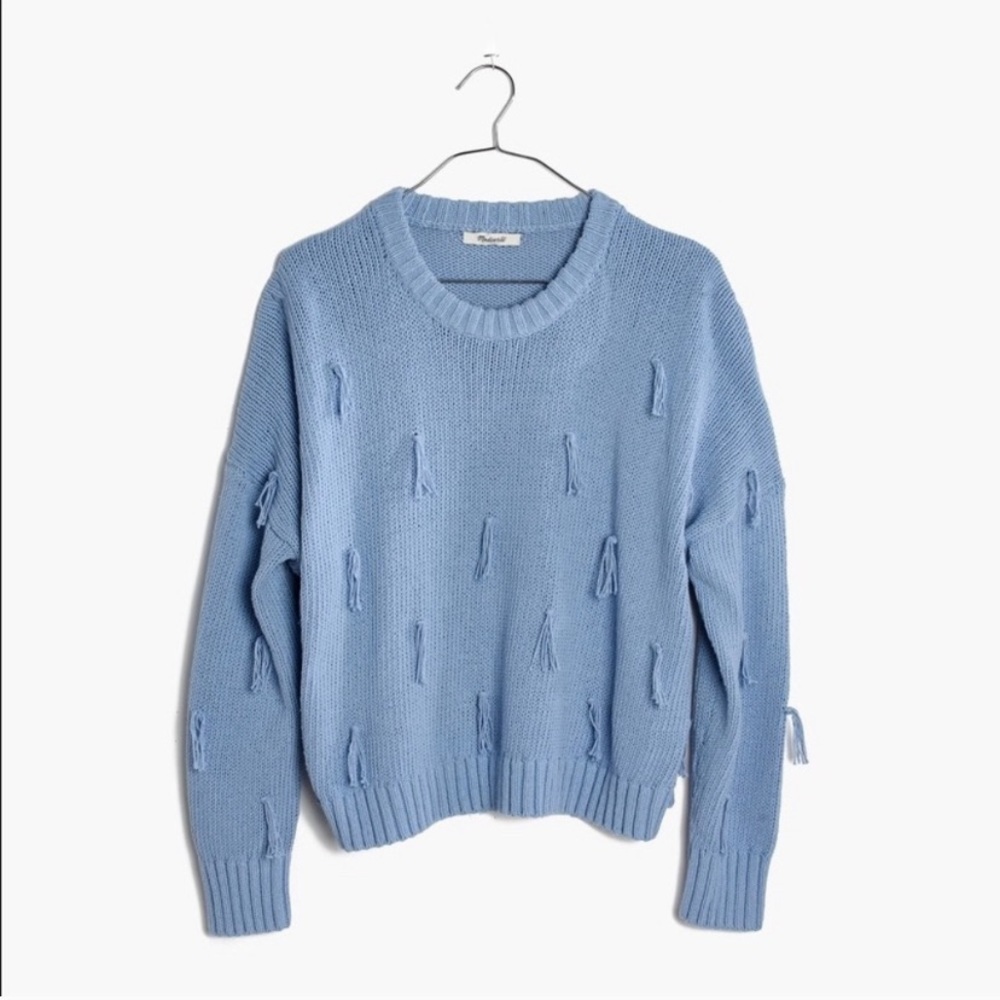 Madewell tassel pullover sweater - NWOT
